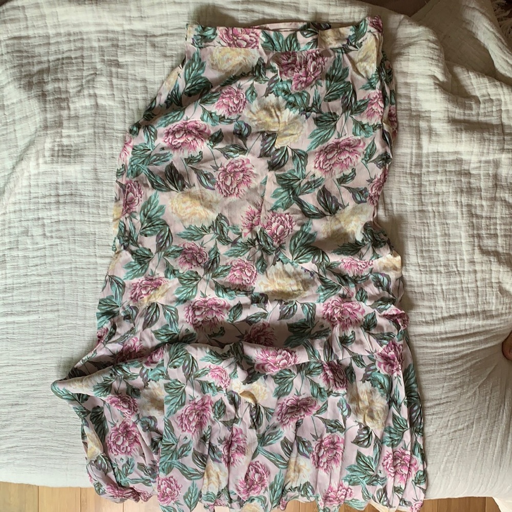 Rayon maxi skirt
